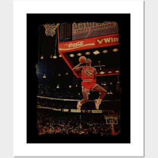 Michael Jordan Over - Vintage Posters and Art